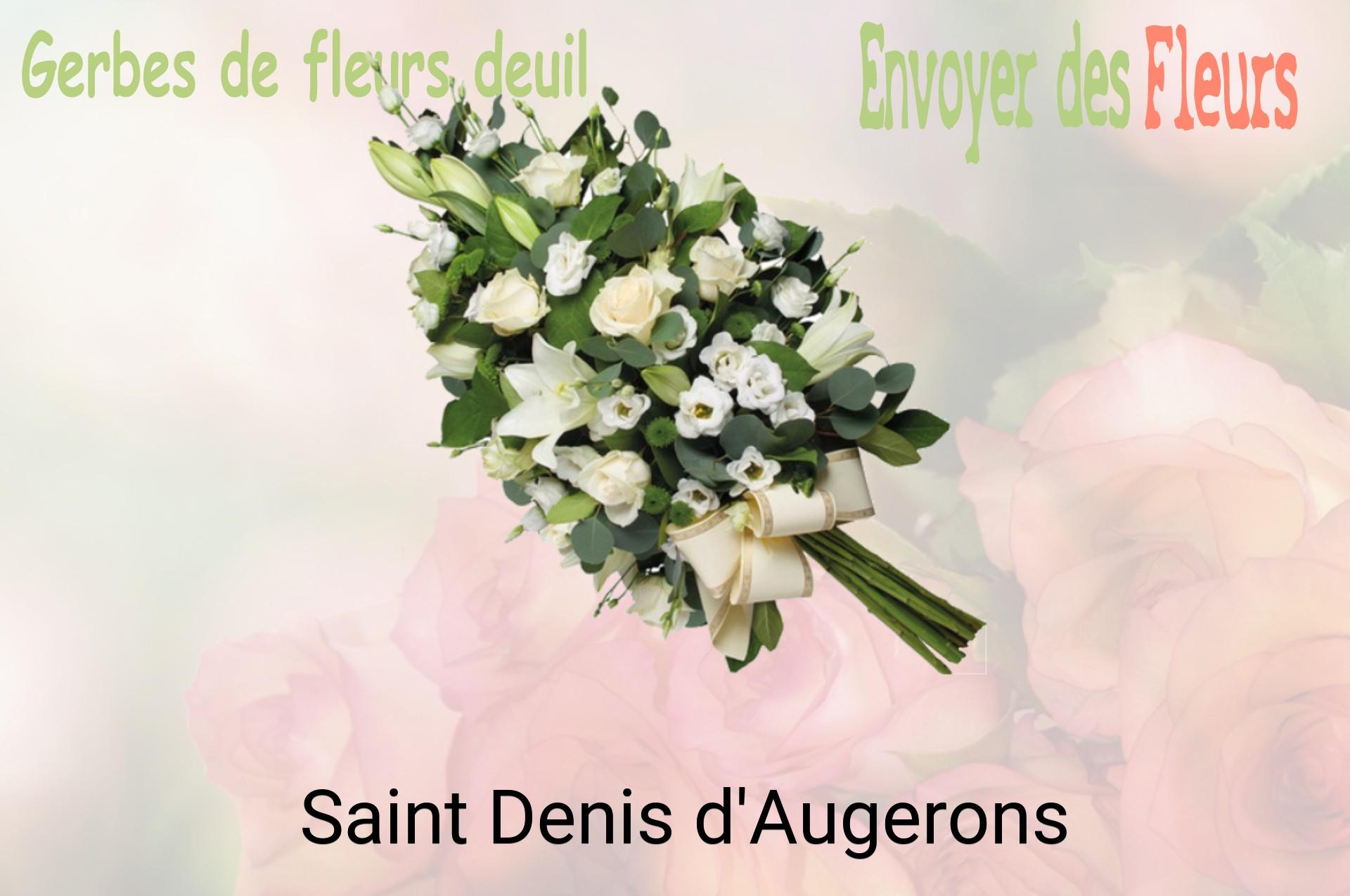 Gerbe de fleurs de deuil livrée à Saint-Denis-d'Augerons